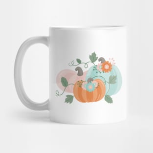 Fall Mint and Pink Pumpkins Mug